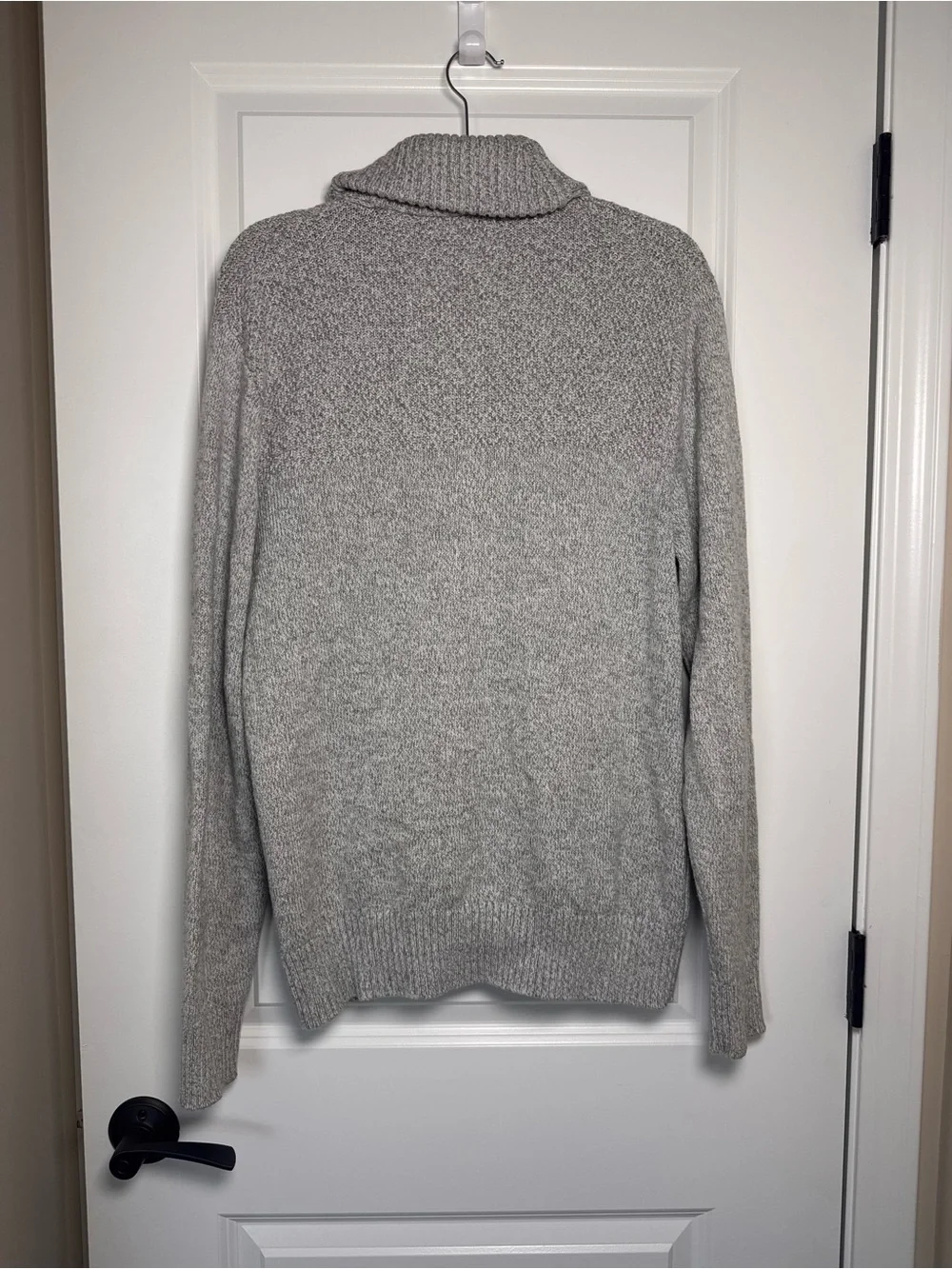 Banana Republic Men's Shawl Collar Cardigan - Light Gray Heather